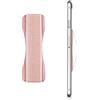 kwmobile Supporto per dita per cellulare - sostegno adesivo con fascetta elastica - impugnatura mano universale per smartphone oro rosa