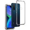 REY Cover in Gel TPU Anti-Shock per TCL 20R 5G - 20AX 5G, Morbido Silicone Custodie Protettivo Case, Anti-Scratch, Protettiva Sottile Back Cover