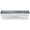 Achla Designs Fioriera da finestra zincata, colore bianco, S (55,9 x 15,2 x 12,7 cm (lunghezza x larghezza x altezza)