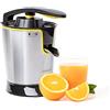Mellerware - Spremiagrumi elettrico Professionale Juicy! 2022 | 300W | Mixer con accessori | 4 Lame | Estrattore con Velocità Regolabile Turbo | Sistema Anti-Schizzo | Acciaio Inox | Finiture Gialle