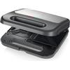 Wintem Tostiera Elettrica 3 in 1 800W con Piastre Interscambiabili Antiaderenti - Ottimo per Cucinare Panini, Toast o Waffle - Dimensioni Compatte e Salvaspazio - Facile da Pulire