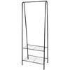 AKTIVE Max Home Appendiabiti 60x35x151, peso massimo supportato 15 kg, con due ripiani per scarpe, accessori, contenitori (18810)