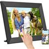 Andoer Andoer Cornice per foto Smart WiFi da 10.1 pollici Cornice digitale HD IPS Touch-screen 1280 * 800 Foto 1080P Video Memoria da 16 GB Supporta la condivisione di foto con rotazione automatica