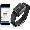 TKMARS Collare GPS per Cani，Senza Abbonamento 3000mAh IP66 Collare per Animali da Fattoria Impermeabile con App Gratuita per Cani Bovini Pecore Animali di Grossa Taglia TK935