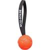 DINGO GEAR WWW.DINGOGEAR.COM 1977 Dingo Gear S02684 - Pallina piena in pelle ecologica, diametro di 8 cm, galleggiante, giocattolo per cani, palla in pelle, arancione