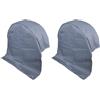 Cartrend Copricerchio Carvan 10261, copriruota, copripneumatico, rivestimento protettivo, tessuto in poliestere con 2 occhielli e anello per roulotte, camper, roulotte, auto d'epoca fino a 14 pollici