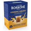 Caffè Borbone GINSENG AMARO - Capsule compatibili A Modo Mio - Caffè Borbone 16 Capsule