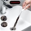 NONE Spazzola per dragaggio tubi Bagno Capelli Fogna Lavello Spazzola per pulizia Detergente per scarichi Detergente flessibile Strumento per rimuovere fori con tappo per intasamento da cucina