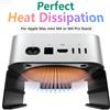 NONE Uso da parete e da tavolo per supporto Mac mini M4 / M4 Pro adatto. La staffa Mac mini M4 migliora il raffreddamento e l'esperienza dei pulsanti