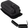 Walfront Custodia per Batteria 9V per Chitarra Pickup per Chitarra Acustica Borsa per Batteria Pickup per Basso PU Custodia per Batteria Nera per Chitarra Accessori per Pickup