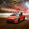 DecHome Macchina Elettrica Bambini 3-8 Anni Mercedes-AMG Telecomando Arancione