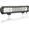 Willpower Barra LED Fuoristrada, Barra Luce a Led 51cm 288W Combinazione di Fascio Spot e Fascio Inondazione DC 12V Impermeabile Fari LED Luce da Lavoro Trattore Auto Camion Barca 4x4 ATV