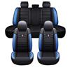 Chifeng Per Hyundai Bayon Getz Ioniq IONIQ 5 Kona Santa FE Tucson i20 i30 i40 ix20 ix35, set di 5 coprisedili universali in pelle - traspirante (blu)