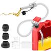 KAOLALI Pompa Gasolio 12v con Arresto Automatico (9L/min) per Gasolio Olio Testa da 28mm Pompa Benzina Elettrica per Auto, Camper, Generatore, Barca
