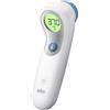 Braun Sensian 5 Termometro frontale senza contatto, Guida al posizionamento, Display digitale con codifica a colori, Misurazione in 2 secondi, Adatto a neonati e bambini, BNT300