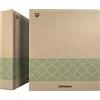 Unipapel | Raccoglitore ad anelli Kraft Riciclato | A4 | Verde | 4 anelli misti 40 mm | Uninature Concept | Certificato FSC