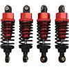 AMONIDA Ammortizzatore RC, Sostituzione Ammortizzatore RC in Lega di Alluminio per TT‑01 TT‑02 TA05 TL‑01 TA03 MF‑01X (Rosso)
