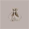 LUCGEL Sacchetti in Cotone Naturale Multiuso Riutilizzabili 9xH12 cm 10 pezzi