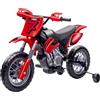 GLOBO Moto Cross Elettrica per Bambini 12V Rossa