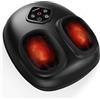 COMFIER Massaggiatore per piedi Shiatsu con calore, macchina per massaggio 4 in 1, compressione, impasto, rotolamento e riscaldamento, piede extra large adatto fino alla taglia 14, regalo di