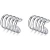 SLUYNZ FarryDream - Orecchini a polsino in argento Sterling 925 con cerchi multipli per donne e ragazze adolescenti, Argento sterling