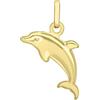 CARISSIMA Ciondolo delfino da donna in oro giallo 9 ct