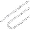 Suplight Collana Uomo Argento 925 Vero a Catena Figaro Catenina Argento Uomo Larghezza 5mm Lunghezza 36cm Collana Catena Girocollo Donna con Confezione Regalo