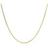 OROVI Collana Donna Oro Giallo 9KT Catena Groumette 45 cm, Made in Italy, gioiello anallergico confezionato in un elegante astuccio portagioie