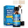 MQXUNMI Bee Venom Callus - Rimozione, 20 ml Rimuovi calli ad alta efficacia per dita dei piedi, Rimuovi liquido per ad azione rapida per adulti, anziani, adolescenti, corridori, escursionisti