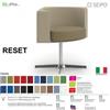 SEIPO RESET RS0010 Poltrona girevole ed elevabile a gas Base 4 razze in alluminio SEIPO Tessuto V