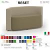 SEIPO RESET RS0002 Divano 2 posti Piedini cromati autolivelanti SEIPO Ecopelle D2