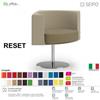 SEIPO RESET RS0004 Poltrona autoallineante Base zavorrata tonda SEIPO Ecopelle D2
