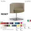 SEIPO RESET RS0005 Poltrona autoallineante Base zavorrata QUADRA SEIPO Ecopelle D2