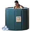 Simcat Vasca da bagno portatile per adulti, vasca da bagno portatile per terapia dell'acqua fredda, vasca da bagno pieghevole per recupero (80 x 65 cm)