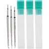 Yanmis 3PCS Punte di Saldatura C210 per JBC SUGO AIFEN Quick - Punta a Forma di Taglio, Puntata e Piegata per Stazione Saldatore T210 T26 A9 - Kit di Sostituzione con Scatola di Stoccaggi