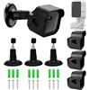 LEKEFETO 3 Pezzi Supporto Esterno Blink: Supporto Muro Regolabile Con Custodia Protettiva per Telecamera Blink Outdoor, Rotazione a 360° e Inclinazione a 90°, Resistente ai UV e alle Intemperie (Nero)