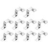 QUARKZMAN 10pz Morsetto a Sella a U, 30x30mm Fascette Stringitubo in Acciaio Inossidabile 304 Morsetti per Tubi per Porta Battente Chiusa Supporto Barra per Fissare Condutture Cavi