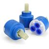 DEANKEJI Cartuccia Rubinetto Miscelatore, 3 Pezzi Cartucce per Miscelatore, Cartuccia Miscelatore Superficie liscia, Resistente Resistente All'usura Essere Utilizzata lavandino, Doccia, Vasca Bagno