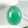 gemsone Incredibile pietra preziosa cabochon cabochon onice verde naturale da 45,30 c...