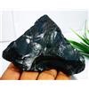Senza marchio Ossidiana verde scuro 700 ct pietra preziosa naturale grezza sfusa