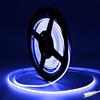 Tayire DC12V COB Striscia LED Blu Larghezza 4mm, 5m 480LEDs/m Flessibile Luci LED Nastro Super Luminosa Luci di striscia LED COB per Feste,Bancone,Decorazioni per la casa(alimentatore non incluso)