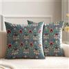 HUASHUZI Federa per cuscino 50 x 50 cm William Morris decorazione blu per cuscini del divano federe set di 2 federe con motivo double face cuscino decorativo cuscino divano federa divano camera da letto
