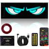 Looklight Occhi LED per automobili,Occhi LED programmabili per automobili, Insegna al neon personalizzata,Illuminazione interna Bluetooth USB per camion, Testo,Graffiti,Applicazione intelligente