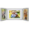 EXIN DEHCEN Cornici Foto Multiple da Tavolo, Portafoto da Tavolo Multiplo Portafoto Legno 3 Foto Collage Multiplo Cornice Portafoto Multiplo da Tavol per Foto 10x15 cm e 13x18 cm, per Famiglia, Nozze