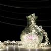 Ideen mit Herz Catena di luci a LED | pepite di cristallo | 38 LED | bianco caldo | decorazione | Natale | Avvento | lunghezza 1,20 m | timer incluso
