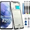 DTD LCD Schermo per Samsung Galaxy A21s SM-A217F, SM-A217F/DS, SM-A217F/DSN, SM-A217M, SM-A217M/DS, SM-A217N di Ricambio Display Touch Screen Digitizer Parti di Riparazione (6.5,Nero con Cornice)