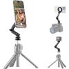 JJC Braccio di estensione con anello magnetico per telefono e supporto per slitta fredda per iPhone 17 ProMax 16 15 14 13 e Action Camera, adattatore hot shoe pieghevole per DJI Osmo Action 6 5 4 3