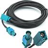 Adapter Universe - Prolunga da 5 m con spina Fakra su presa Fakra, per antenne, adattatore RG 174 tipo Z, cavo per antenna universale GPS