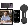imluckies Supporto Magnetico per Computer Portatile, 180° Regolabile Flip Continuità Supporto per Telecamera Compatibile con Magsafe iPhone 16 15 14 13 12 serie per iOS 16 17 e MacOS 13 Ventura, Nero
