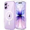 TAURI Cover Magnetica per iPhone 17, Trasparente | con Pellicola in Vetro Temperato,Compatibile con MagSafe,Magnetica Custodia per Sottile Anticaduta